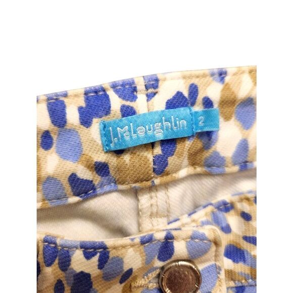 J.McLaughlin womens Multicolor jeans Size (2) 28x30 skinny cotton denim. - Picture 3 of 8